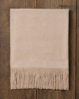 alicia adams alpaca suri wrap/scarf for men, mens alpaca scarf, alpaca wrap, all fair-trade made, alpaca vs cashmere, beige and light taupe alpaca wrap