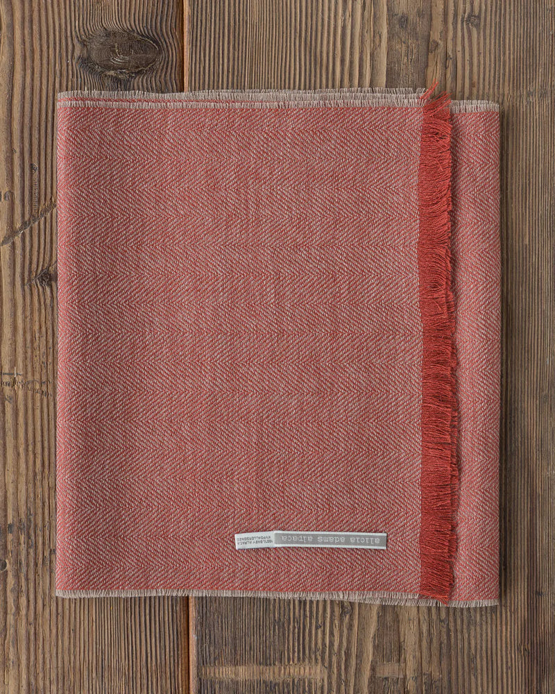 alicia adams alpaca whisper scarf, baby alpaca scarf, alpaca scarf for women, alpaca scarf,  alpaca scarf peru, lightweight scarf, fuscia and rust alpaca scarf