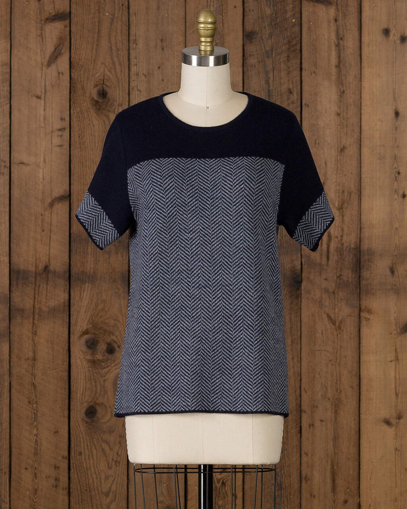 alicia adams alpaca alana top, womens alpaca sweater, lightweight womens alpaca top, alpaca sweater, alpaca vs cashmere, navy blue womens alpaca top