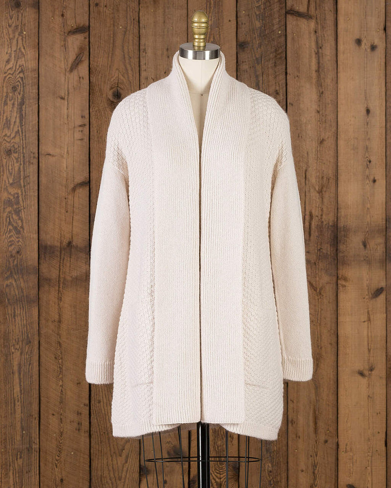 alicia adams alpaca women's whistler coatigan, alpaca blanket coat, alpaca coat womens, alpaca outerwear for women, white alpaca sweater coat