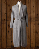 Alicia Adams Alpaca 100% Baby Alpaca Chill Robe, baby alpaca bathrobe, luxury mens alpaca bathrobe