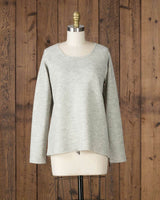 Alicia Adams Alpaca Verbier Side Zip, alpaca sweaters womens, alpaca clothing, baby alpaca sweater, alpaca vs cashmere, pearl grey alpaca sweater