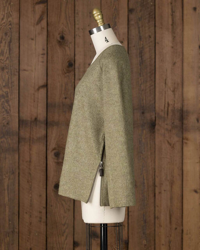 Alicia Adams Alpaca Verbier Side Zip, alpaca sweaters womens, alpaca clothing, baby alpaca sweater, alpaca vs cashmere, hunter green alpaca sweater