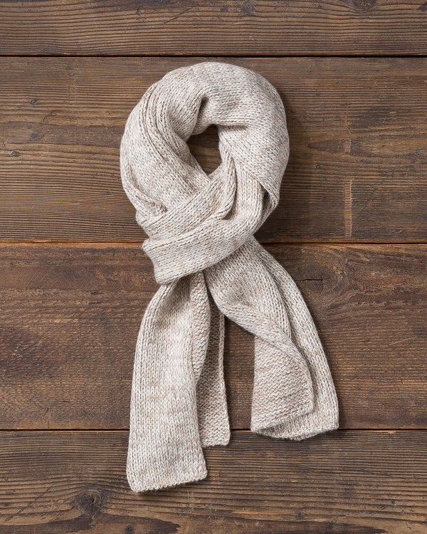 alicia adams alpaca davos scarf, womens handknit alpaca scarf, alpaca scarf,  fair trade made scarf, alpaca vs cashmere, taupe tan alpaca scarf
