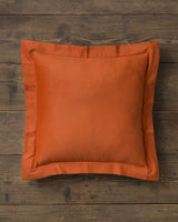 Alicia Adams Alpaca Hudson Euro Pillow, alpaca pillow, alpaca throw pillow, alpaca decorative pillow, alpaca vs cashmere, orange alpaca euro throw pillow