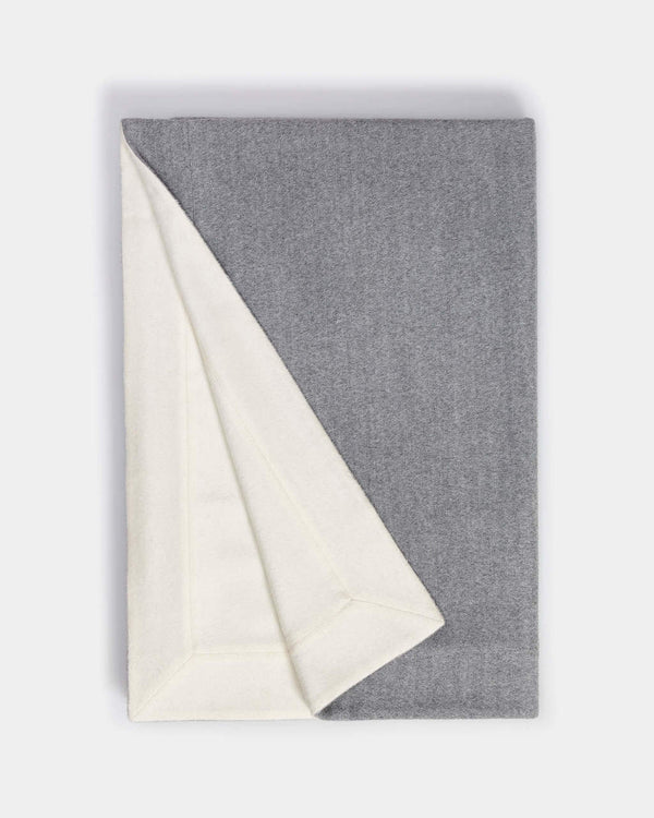 Alicia Adams Alpaca Hudson Throw, reversible alpaca throw blanket, alpaca throw, alpaca vs cashmere, ivory and light grey alpaca throw