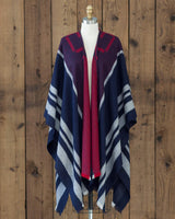 alicia adams alpaca mazing blanket cape, 100 baby alpaca wool cape, alpaca poncho, alpaca poncho womens, navy blue alpaca womens cape