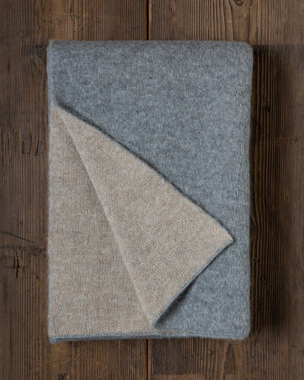 Alicia Adams Alpaca Aspen Throw, 100 baby alpaca throw blanket, alpaca home throw, alpaca throw blanket, alpaca vs cashmere, light taupe and light grey alpaca throw