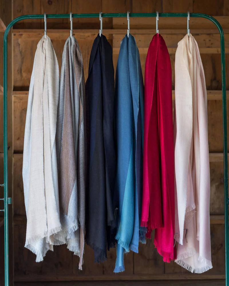 Alicia Adams Alpaca Alassio Wrap,  100 baby alpaca wrap, lightweight alpaca wrap, alpaca wrap, all fair-trade made, alpaca vs cashmere, colorful alpaca wrap