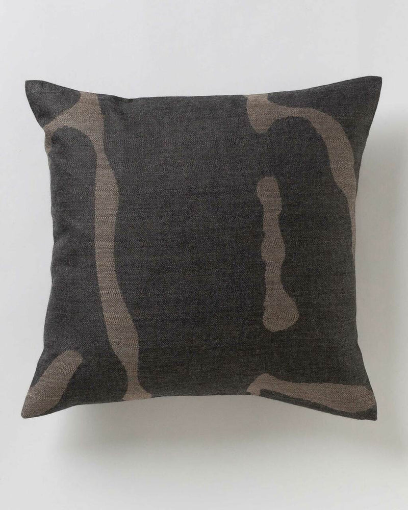 Alicia Adams Alpaca Zigby Pillow, alpaca pillow, alpaca throw pillow, alpaca decorative pillow, alpaca vs cashmere, taupe and charcoal grey alpaca throw pillow