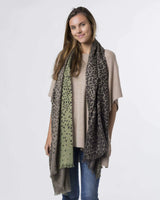 Alicia Adams Alpaca Pantera Scarf, 100 baby alpaca scarf, baby alpaca scarf, alpaca scarf peru, alpaca scarf, alpaca vs cashmere, camo green alpaca scarf