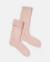 Alicia Adams Alpaca Lounge Sock, alpaca socks, womens alpaca socks, alpaca socks men, alpaca wool socks, pink powder alpaca socks
