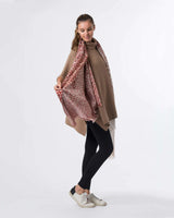 Alicia Adams Alpaca Pantera Scarf, 100 baby alpaca scarf, baby alpaca scarf, alpaca scarf peru, alpaca scarf, alpaca vs cashmere, rust red alpaca scarf