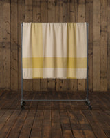 alicia adams alpaca mykonos throw, baby alpaca throw blanket,  fair trade alpaca throw,  alpaca vs cashmere, ecru and french yellow baby alpaca throw blanket