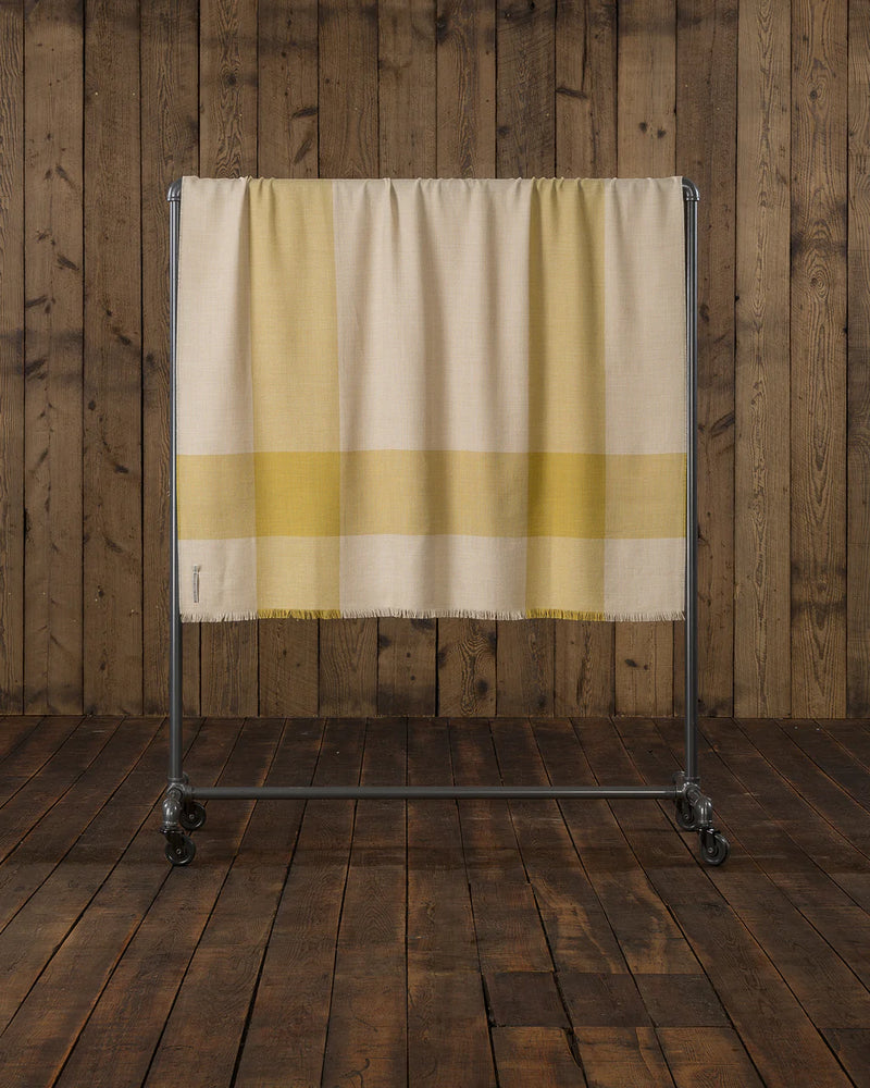 alicia adams alpaca mykonos throw, baby alpaca throw blanket,  fair trade alpaca throw,  alpaca vs cashmere, ecru and french yellow baby alpaca throw blanket