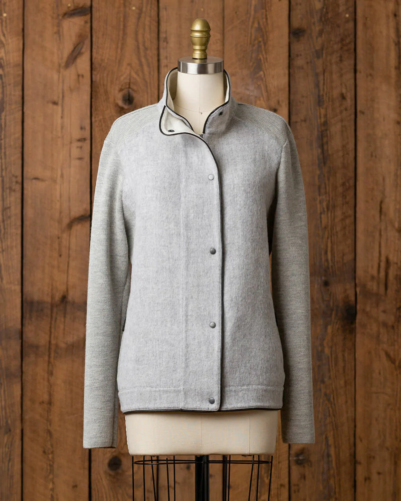 alicia adams alpaca gia jacket, alpaca jacket womens, alpaca coat womens, alpaca jacket, alpaca coat, carbon grey womens alpaca jacket
