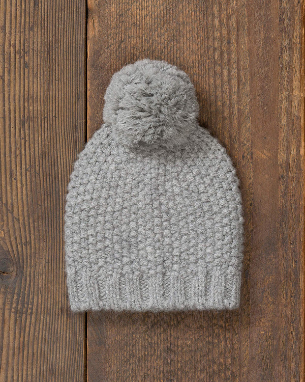 alicia adams alpaca whistler hat, womens beanie hat, alpaca beanie hat, all fair-trade made hat, alpaca vs cashmere, light grey alpaca hat