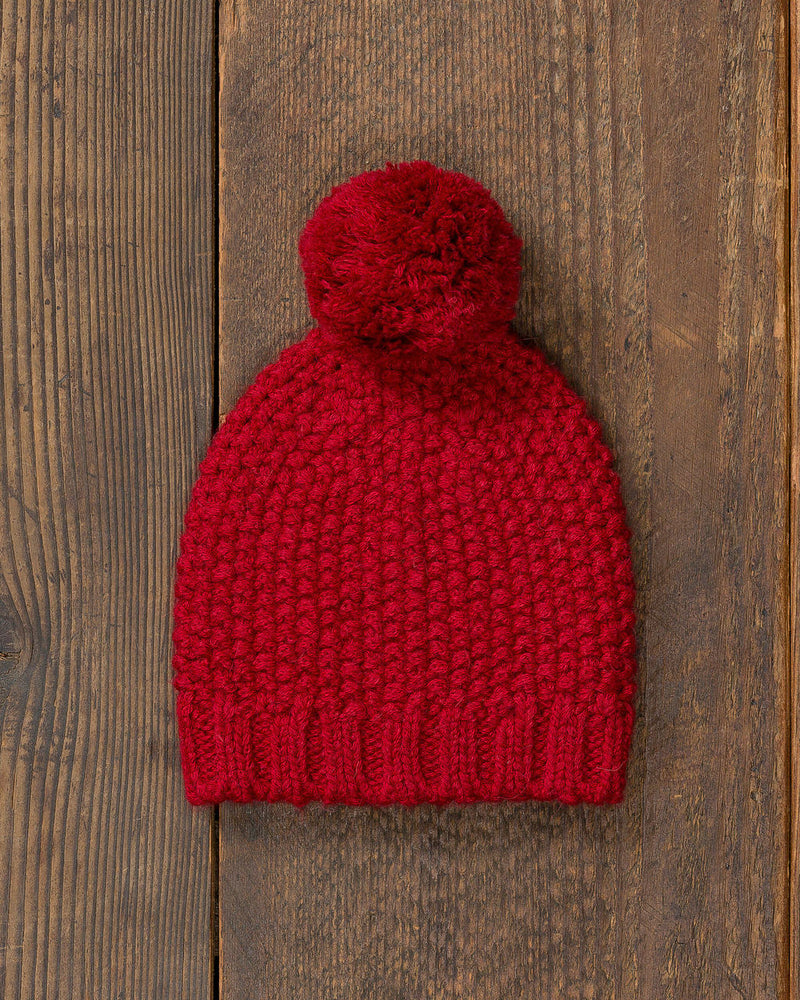 alicia adams alpaca whistler hat, womens beanie hat, alpaca beanie hat, all fair-trade made hat, alpaca vs cashmere, scarlet red alpaca hat