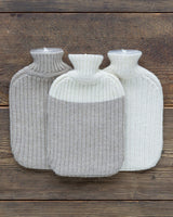 Alicia Adams Alpaca Hot Water Bottle, alpaca gift items, alpaca hot water bottle cover, fair trade made in peru, neutral color alpaca hot water bottle