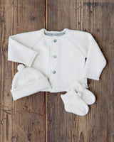 Alicia Adams Alpaca Newborn Set, alpaca gifts, alpaca baby clothes, alpaca hat, baby alpaca sweater, alpaca clothing, ivory white alpaca newborn set