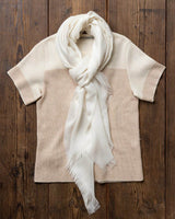 alicia adams alpaca alana top, womens alpaca sweater, lightweight womens alpaca top, alpaca sweater, alpaca vs cashmere, oatmeal ivory womens alpaca top