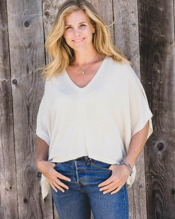 alicia adams alpaca frankie top, womens alpaca sweater, lightweight alpaca sweater, white womens alpaca sweater