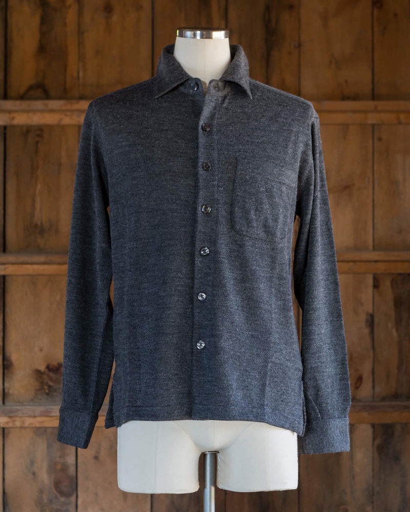 Alicia Adams Alpaca Knit Button Down Shirt, alpaca clothing mens, alpaca shirt, alpaca clothing, alpaca sweater, navy blue alpaca knit shirt