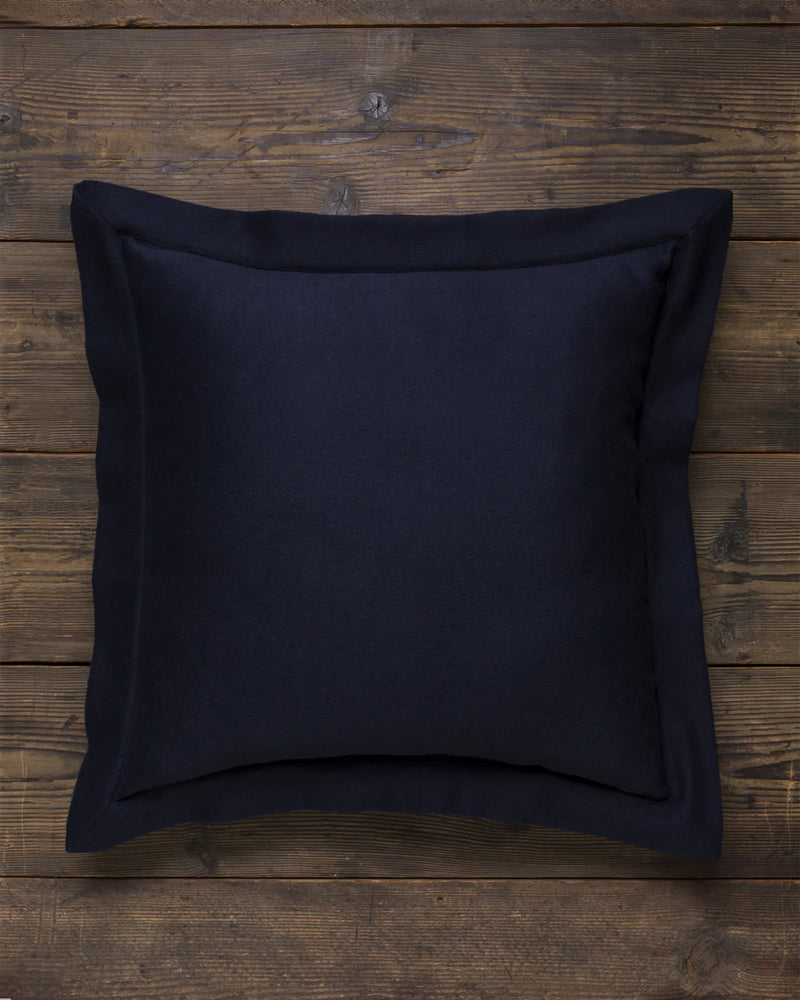 Alicia Adams Alpaca Hudson Euro Pillow, alpaca pillow, alpaca throw pillow, alpaca decorative pillow, alpaca vs cashmere, navy blue alpaca euro throw pillow