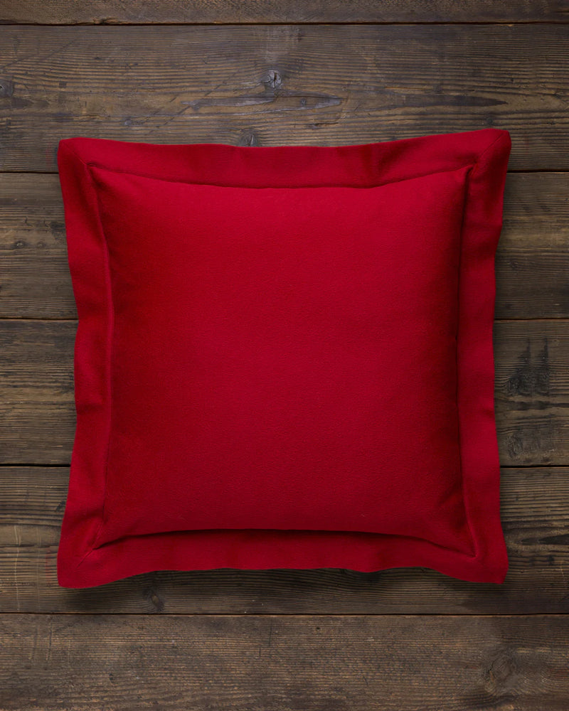 Alicia Adams Alpaca Hudson Euro Pillow, alpaca pillow, alpaca throw pillow, alpaca decorative pillow, alpaca vs cashmere, scarlet red alpaca euro throw pillow