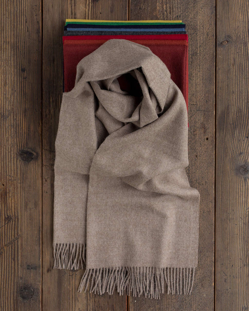 alicia Adams alpaca maxi scarf, womens alpaca scarf, knitted alpaca scarf, all fair-trade made in peru, alpaca vs cashmere, cognac baby alpaca scarf