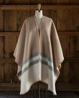 Alicia Adams Alpaca Olsen Cape, alpaca poncho cape for women, alpaca poncho womens, alpaca wrap, ivory, light grey and beige alpaca cape