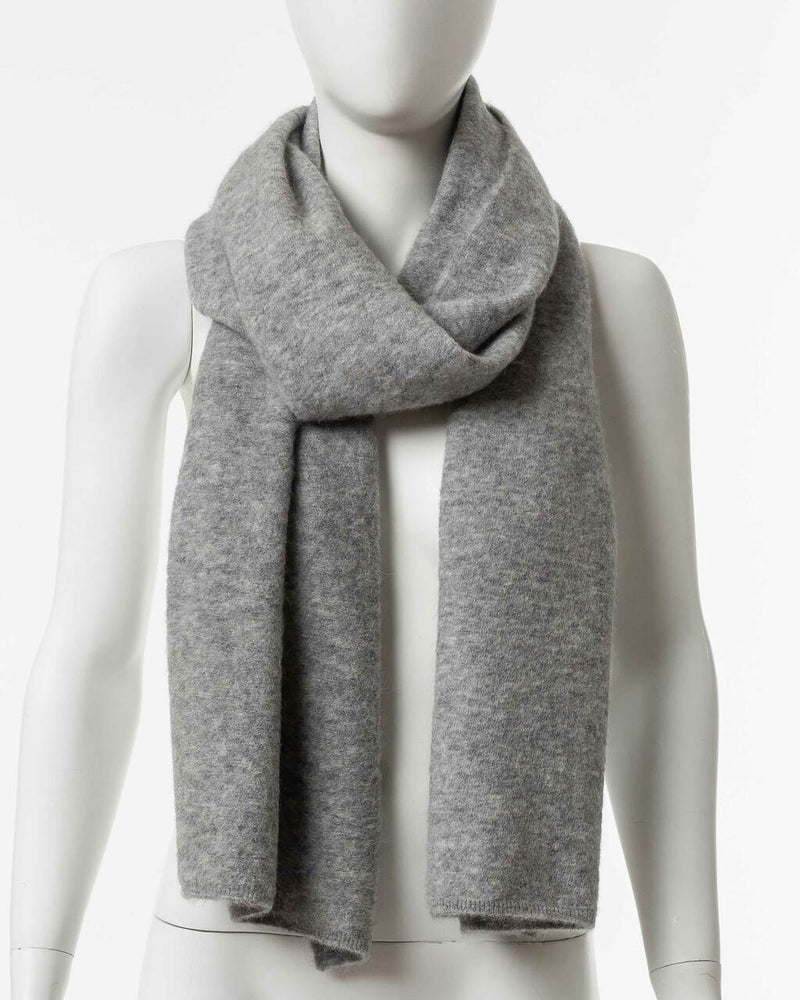 Alicia Adams Alpaca Blaine Scarf, 100 baby alpaca scarf, baby alpaca scarf, alpaca scarf peru, alpaca scarf, alpaca vs cashmere, light grey alpaca scarf