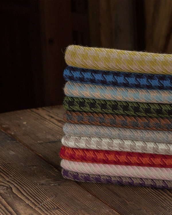 Alicia Adams Alpaca Houndstooth Scarf, alpaca scarf, 100 alpaca scarf, alpaca scarf mens, alpaca vs cashmere, colorful alpaca scarf