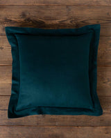 Alicia Adams Alpaca Hudson Euro Pillow, alpaca pillow, alpaca throw pillow, alpaca decorative pillow, alpaca vs cashmere, spruce green alpaca euro throw pillow