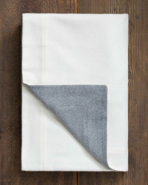 Alicia Adams Alpaca Hudson Throw, reversible alpaca throw blanket, alpaca throw, alpaca vs cashmere, ivory and light grey alpaca throw