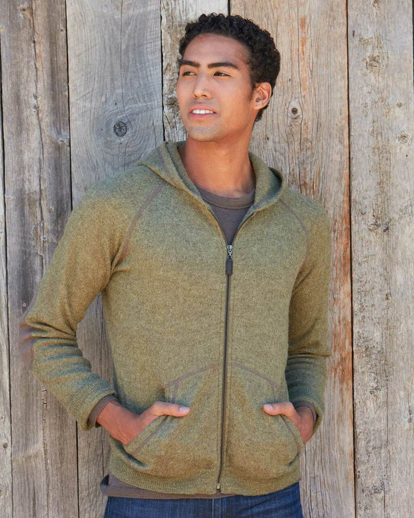 alicia adams alpaca verbier zip up hoodie, alpaca hoodie mens, mens alpaca wool sweater, alpaca hoodie sweater, hunter green alpaca zip up sweater