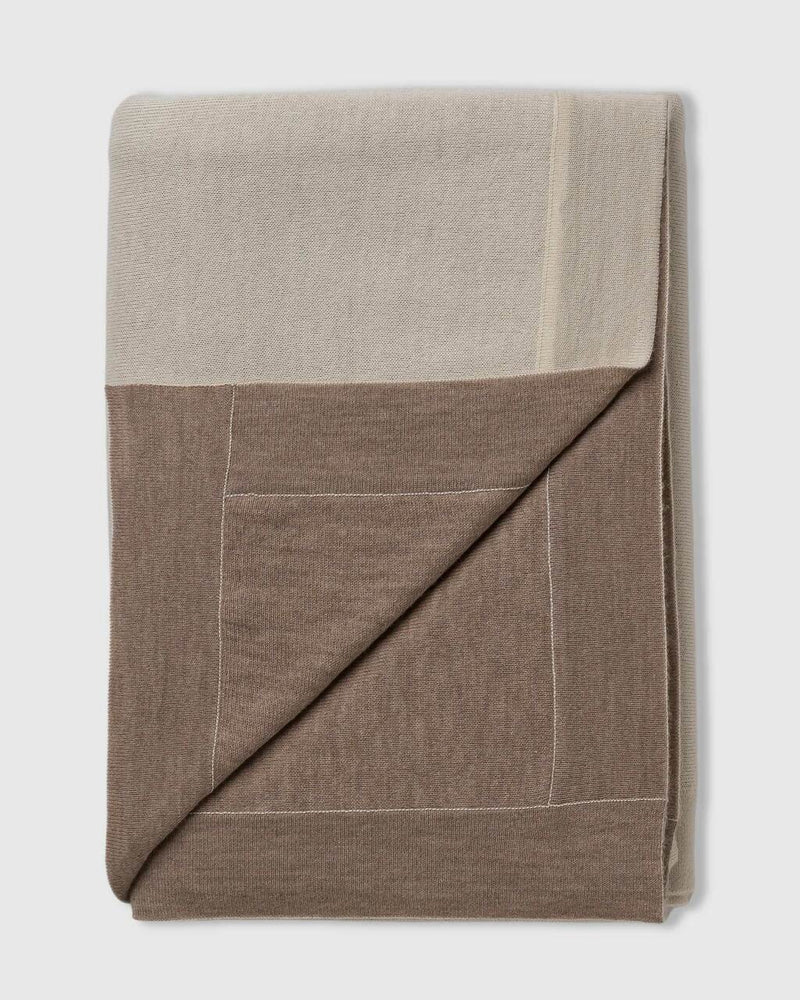 Alicia Adams Alpaca Tokyo Blanket, luxury alpaca bed blanket, king alpaca bed blanket, queen alpaca bed blanket, ivory and light taupe alpaca bed blanket