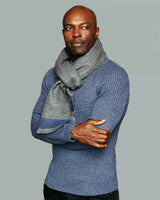 Alicia Adams Alpaca Leo Zip Sweater, mens alpaca sweater, mens zip cardigan, 100 alpaca sweater mens, alpaca sweater, denim blue alpaca wool sweater