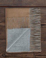 alicia adams alpaca reversible throw, alpaca throws and blankets, 100 baby alpaca throw, alpaca throw, alpaca throw peru, camel and light grey baby alpaca throw