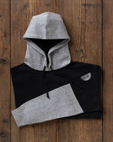 alicia adams alpaca hoodie for men, alpaca men's clothing, alpaca sweatshirt, alpaca clothing, alpaca vs cashmere, grey and black alpaca sweatshirt
