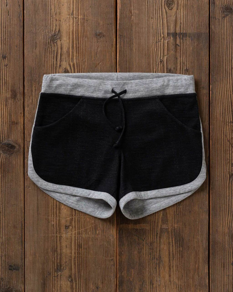 Alicia Adams Alpaca Lounge Shorts, alpaca clothing, alpaca lounge shorts , alpaca sweater shorts, alpaca clothing women's, black alpaca lounge shorts
