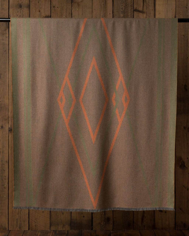Alicia Adams Alpaca Mystic Throw blanket, baby alpaca throw blanket, green and orange alpaca throw, alpaca throw blanket, luxury alpaca blanket