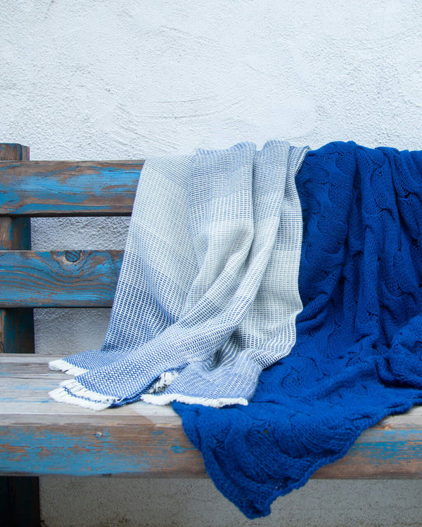 alicia adams alpaca newport throw, baby alpaca throw blanket,  fair trade alpaca throw,  alpaca vs cashmere, admirals blue baby alpaca throw blanket