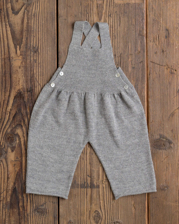 Alicia Adams Alpaca Niki Overalls, alpaca baby clothes, alpaca clothing, alpaca clothing kids, alpaca vs cashmere, light grey alpaca overalls