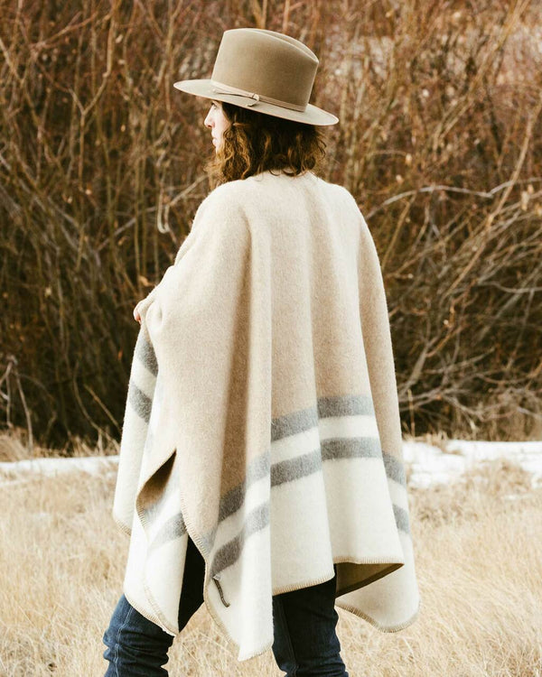 Alicia Adams Alpaca Aspen Cape, alpaca poncho cape for women, alpaca poncho womens, alpaca wrap, ivory, light grey and beige alpaca cape