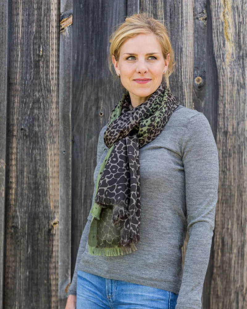 Alicia Adams Alpaca Pantera Scarf, 100 baby alpaca scarf, baby alpaca scarf, alpaca scarf peru, alpaca scarf, alpaca vs cashmere, camo green alpaca scarf