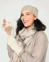 Alicia Adams Alpaca Dixie Driving Gloves, baby alpaca gloves, alpaca fingerless gloves, 100 baby alpaca gloves, ivory cream white alpaca gloves