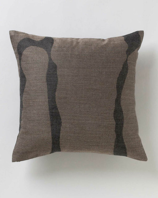 Alicia Adams Alpaca Zigby Pillow, alpaca pillow, alpaca throw pillow, alpaca decorative pillow, alpaca vs cashmere, taupe and charcoal grey alpaca throw pillow